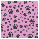 Search for pink paw prints fabric Animals