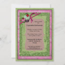 Search for pink and green christmas invitations Chic