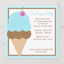 Recherche de cornet de crème glacée invitations Mignon