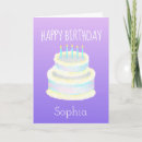 Search for purple cake birthday cards Happy