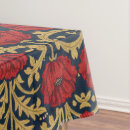 Search for red poppy tablecloths Pattern