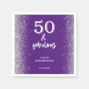 Search for 50th purple napkins Trendy