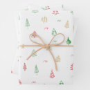 Search for gold christmas tree wrapping paper Red