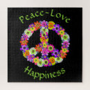 Search for peace love puzzles Hippie