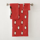 Search for penguin bath towels Black and white