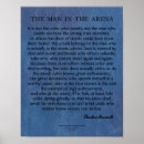 Search for the man in arena posters Quote