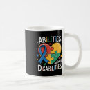 Search for disability awareness mugs Autistic