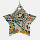 Search for blue mosaic of ornaments White