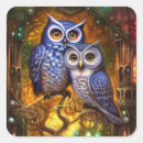Search for winter owl stickers Forest