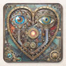 Search for steampunk coasters Heart
