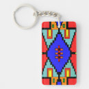 Search for geometric rectangular keychains Southwest