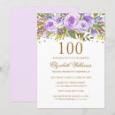 Search for purple rose gold birthday invitations Glitter