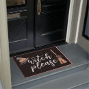 Search for witch doormats Typography