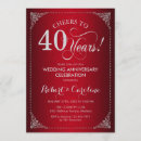 Recherche de damassé rouge invitations Pour eux