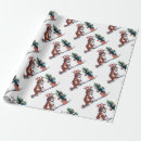 Search for kitten christmas wrapping paper Vintage