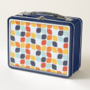 Search for vintage 1950s lunch boxes Geometric