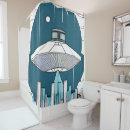 Search for sci fi shower curtains Ufo