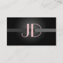 Recherche de light business cards Monogramme