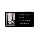Search for open return address labels New home