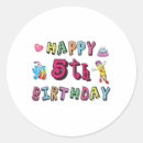 Search for 5 a day stickers Birthday