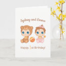 Search for baby name cards Bear