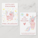 Recherche de mignonne licorne cartes visite Pour enfants