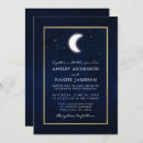 Recherche de celestial mariage invitations Lune et étoiles