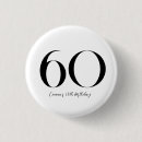 Search for 60th birthday buttons Party
