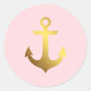 Search for gold anchor stickers Sailing