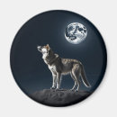 Recherche de lune de loup magnets Nuit