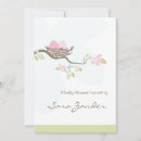 Search for nest baby shower invitations Green