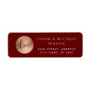 Search for popular return address labels Minimalist
