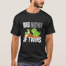Search for big brother of twins tshirts Dinosaur