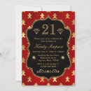 Search for gingerbread birthday invitations Red