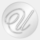 Search for monogram u stickers Alphabet