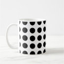 Search for black and white polka dots mugs Elegant