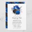 Recherche de black and blue invitations Noir