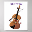 Search for cute violin posters Cartoon