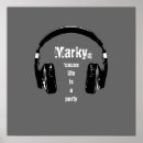 Search for techno music posters Headphones