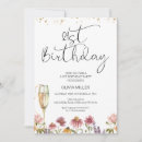Search for champagne 21st birthday invitations Modern