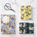 Search for puppies wrapping paper Pug