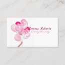 Search for balloon decoration business cards Modern