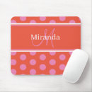 Search for fun polka dot mousepads Girly