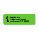 Search for saguaro return address labels Cacti