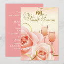 Search for 60th anniversary party invitations 60 years of marriage