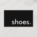 Recherche de chaussures noires cartes visite Noir et blanc