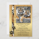 Search for tiger wedding invitations Safari