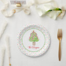Search for christmas tree paper plates Colourful