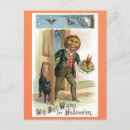 Search for pumpkin head postcards Halloween