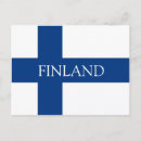 Recherche de drapeau finlande cartes postales Europe
